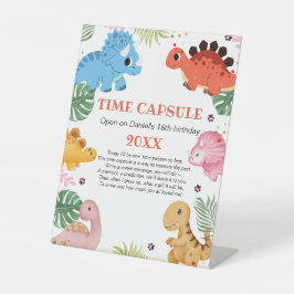 ディノパーティー恐竜バースデーパーティータイムカプセル 台座サイン
