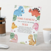 ディノパーティー恐竜バースデーパーティータイムカプセル 台座サイン (インサイチュ)