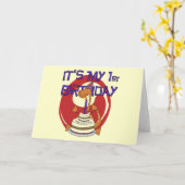 ディノファースト誕生日Tシャツ&ギフト カード (黄色い花)