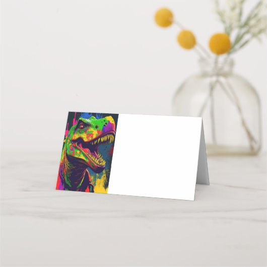 ディノフォールディング座席表 プレイスカード (正面)