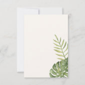 ディノフォー子供の誕生日パーティの招待状 招待状 (裏面)