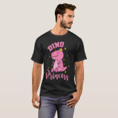 ディノプリンセスかわいい甘い女の子 Tシャツ (正面フル)