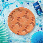 ディノプレート&ボウル ペーパープレート (パーティー)