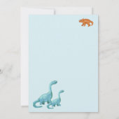 ディノベビー誕生発表 案内状 (裏面)