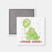 ディノベビー2nd誕生日 マグネット (正面/裏面)