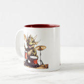 ディノマイトドラマーkid's mug ツートーンマグカップ (正面左)