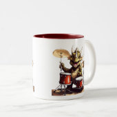 ディノマイトドラマーkid's mug ツートーンマグカップ (正面右)
