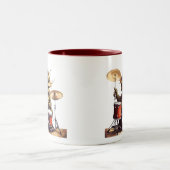 ディノマイトドラマーkid's mug ツートーンマグカップ (中央)