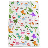 「ディノマイトパーティー：ジュラ紀の喜び解き放たれた！ ミディアムペーパーバッグ (裏面)