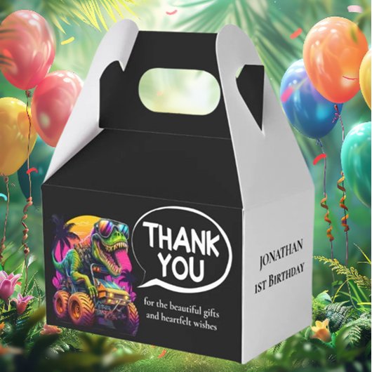 ディノマイトモンスタートラックパーティー フェイバーボックス