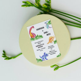 ディノマイト恐竜誕生日招待状 招待状