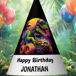 ディノマイト誕生日パーティーの準備をする パーティーハット