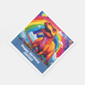 ディノマイト誕生日パーティー スタンダードランチョンナプキン (角)