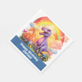 ディノマイト誕生日パーティー スタンダードランチョンナプキン (角)