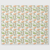 ディノマイト誕生日パーティー ラッピングペーパー (フラット)