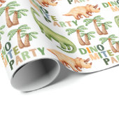 ディノマイト誕生日パーティー ラッピングペーパー (ロールコーナー)