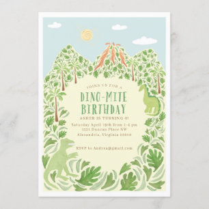 ディノマイト誕生日パーティー 招待状