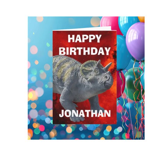 ディノミートの誕生日 カード