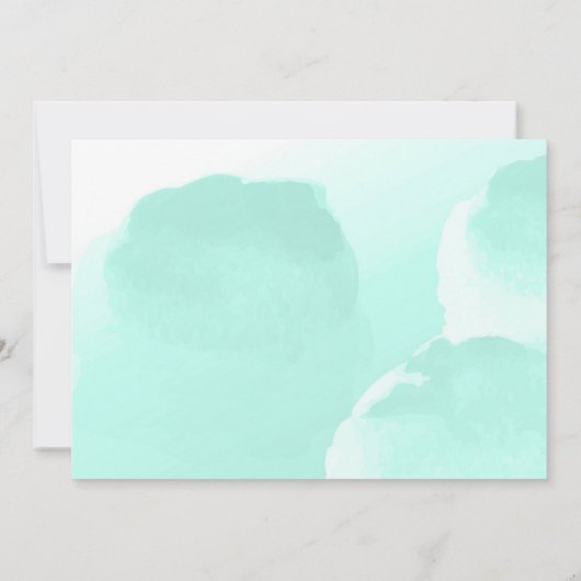 ディノミートキュート恐竜ベビーシャワー招待状 招待状 (裏面)