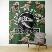 ディノミート誕生日パーティーの背景 タペストリー (インサイチュ)