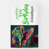 ディノミート誕生祝い 横断幕 (縦)