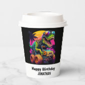 ディノミート1歳のパーティー 紙コップ (裏面)