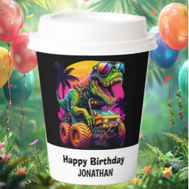 ディノミート1歳のパーティー 紙コップ