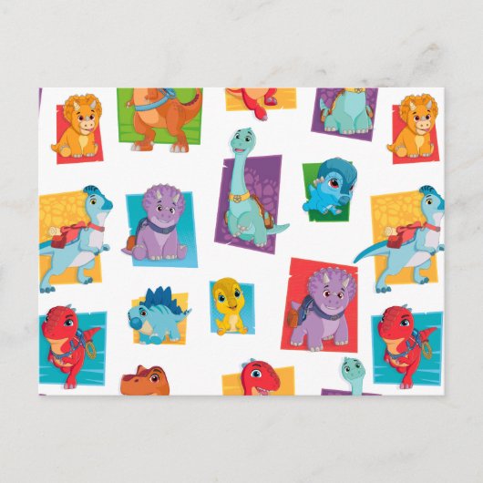 ディノランチパターン ポストカード (正面)