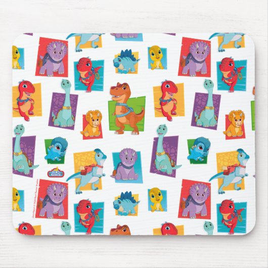 ディノランチパターン マウスパッド (正面)