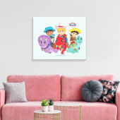 ディノランチフレンズデザイン キャンバスプリント (インサイチュ (リビング))