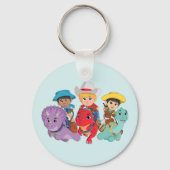 ディノランチフレンズデザイン キーホルダー (正面)