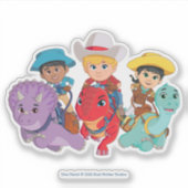 ディノランチフレンズデザイン シール (正面)