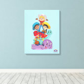 ディノランチフレンズ キャンバスプリント (インサイチュ (ウッドフロア))