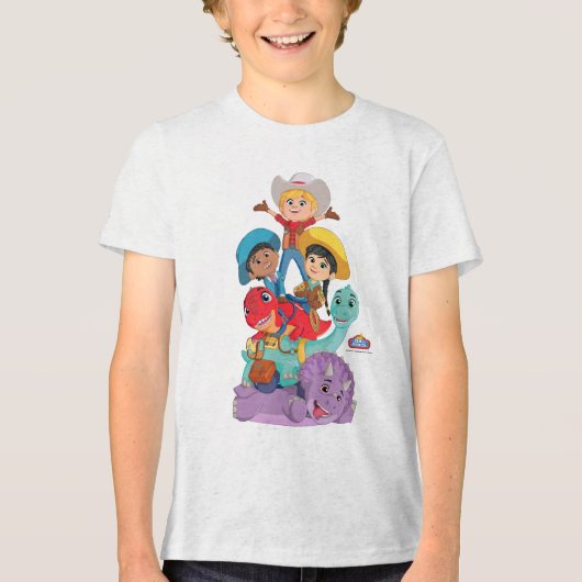 ディノランチフレンズ トライブレンドTシャツ (正面)