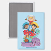 ディノランチフレンズ マグネット (正面/裏面)