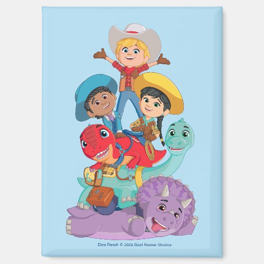 ディノランチフレンズ マグネット (正面)