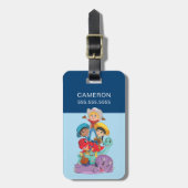 ディノランチフレンズ ラゲッジタグ (正面縦)