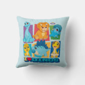 ディノランチ | おもしろいとカラフル恐竜 クッション (裏面)