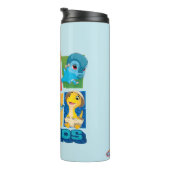 ディノランチ | おもしろいとカラフル恐竜 タンブラー (回転右)