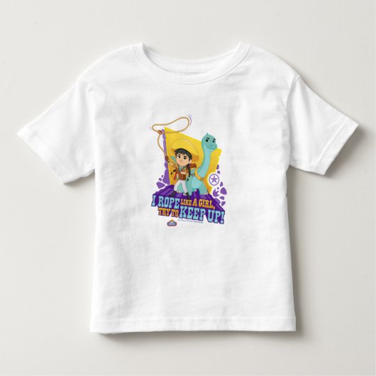 ディノランチ | ミンとクローバー トドラーTシャツ (正面)