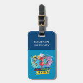 ディノランチ | ランチャーに乗れ！ ラゲッジタグ (正面縦)