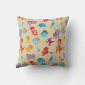 ディノランチ | 恐竜の冒険パターン クッション (裏面)