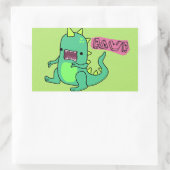 ディノラー 長方形シール (バッグ)