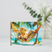 ディノリラックスのハンモック シーズンポストカード (スタンド正面)