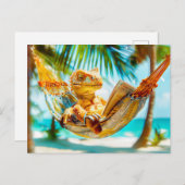 ディノリラックスのハンモック シーズンポストカード (正面/裏面)