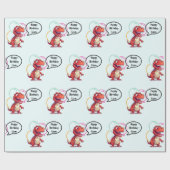 ディノロアギフト ラッピングペーパー (フラット)