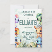 ディノロアサンキューカードロアソーム サンキューカード (正面)