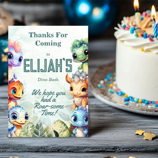 ディノロアサンキュー 招待状