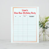 ディノロアバースデーパーティーゲストリスト (スタンド正面)