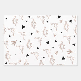 ディノロアルソームワーピング紙 ラッピングペーパーシート